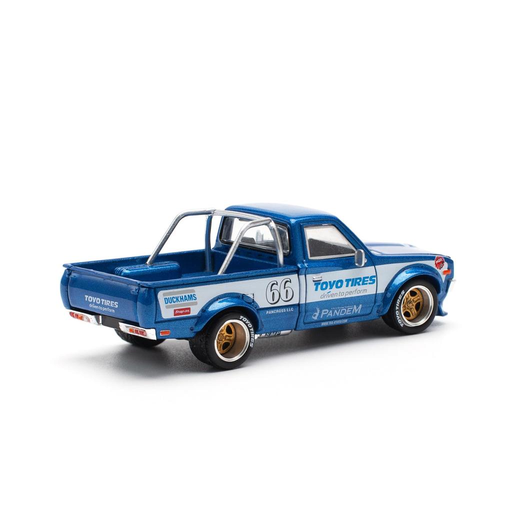 POP RACE Pandem Datsun 620 Blue New Touring PR640217 1/64 (Finished Model)
