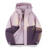 Men Women Waterproof Windproof Outdoor Shell Jacket With Removable Down Insulated Liner 3-in-1 Hooded 2-Piece Set Hiking