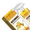 Bienenwachsspray für Holz, Bienenwachs Möbelpolitur und Reiniger mit Schwammtuch, Natürlicher Bienenwachsreiniger für Möbelböden Schränke, Holzpflege für