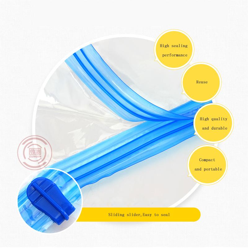 Clothes Compression Storage Bags Hand Rolling Clothing Plastic Vacuum Packing Sacks Travel Luggage Suitcase Space Saver Bags