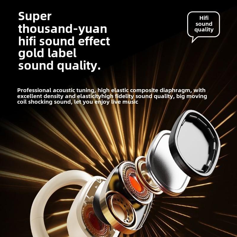 New Earless OWS Bluetooth Earphone Sports Earphones Ultra Long Life Noise Reduction