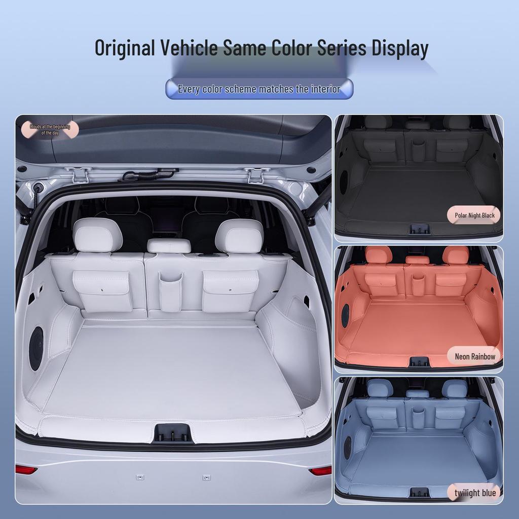 Full Coverage Trunk Mat for Geely Galaxy E5 - Model 24 Car Modification Decoration