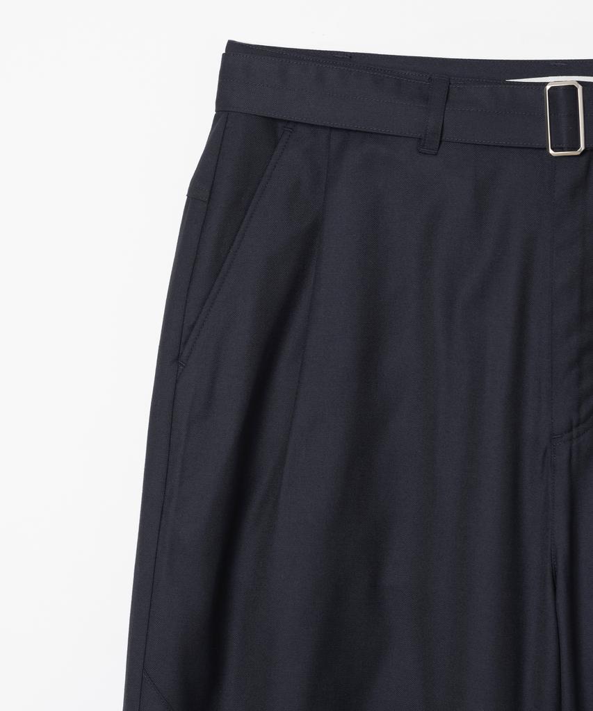 MILLO ARCHIVE Paddle Belted Trousers [Dark Navy]