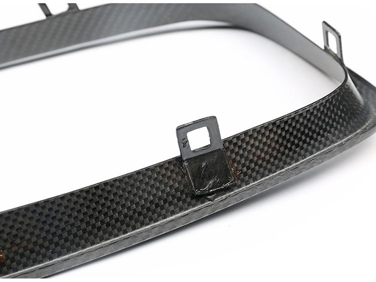 Dry Carbon Fiber Center Grille Radiator Cover for BMW 4 Series 430 M4 F82 - Non-Layering, Non-Bubbling