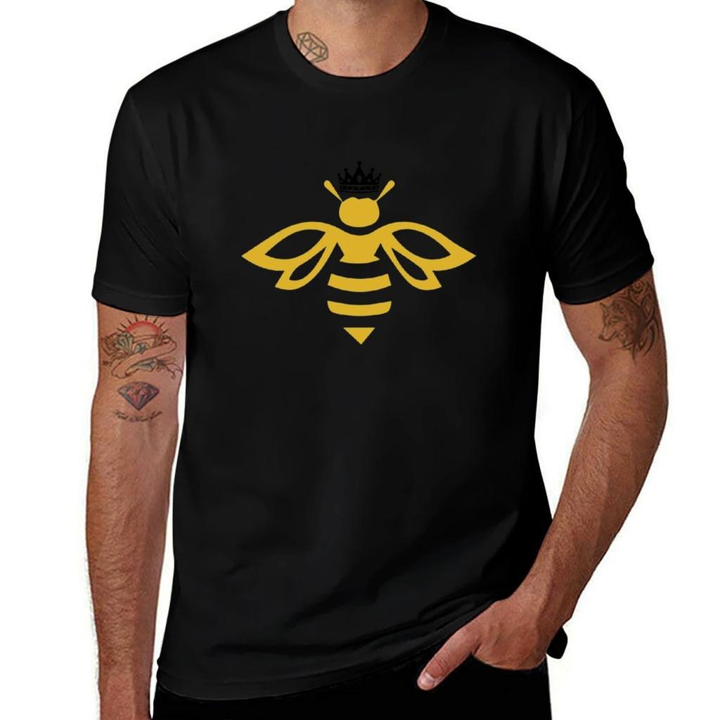 Queen B Queen Bee With A Crown T Shirt Tshirt Odor Resistant Short Sleeve Top