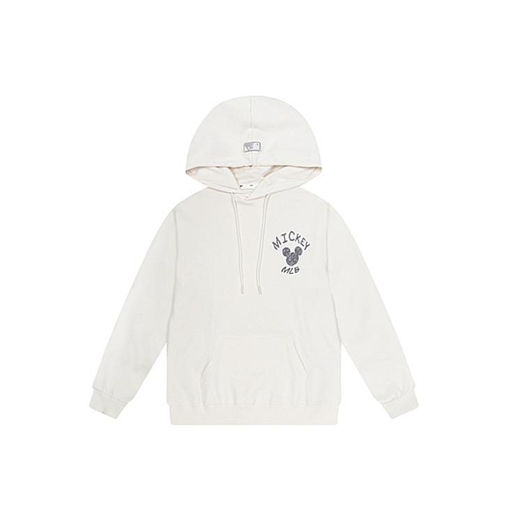 MLB X Disney MLB X Disney Sweatshirts Unisex White Hooded Moderate Regular 31HDK1041-43I L