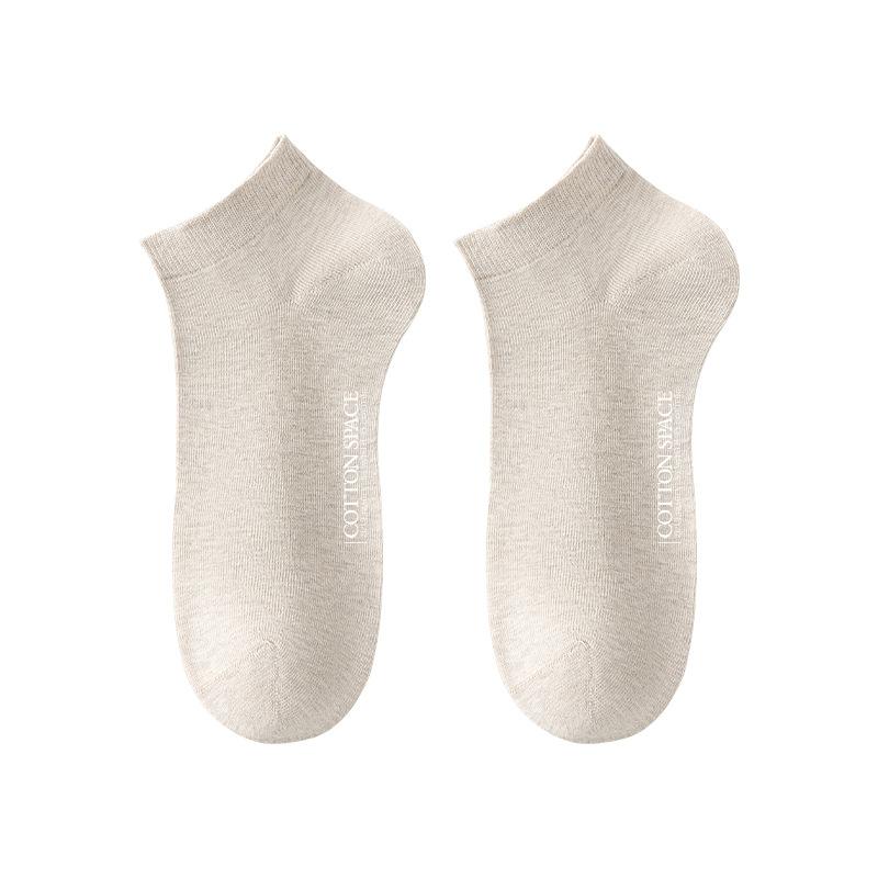 Men's Spring and Summer Cotton Invisible Antiodor Antiskid Antibacterial Anti Pilling Short Boat Socks