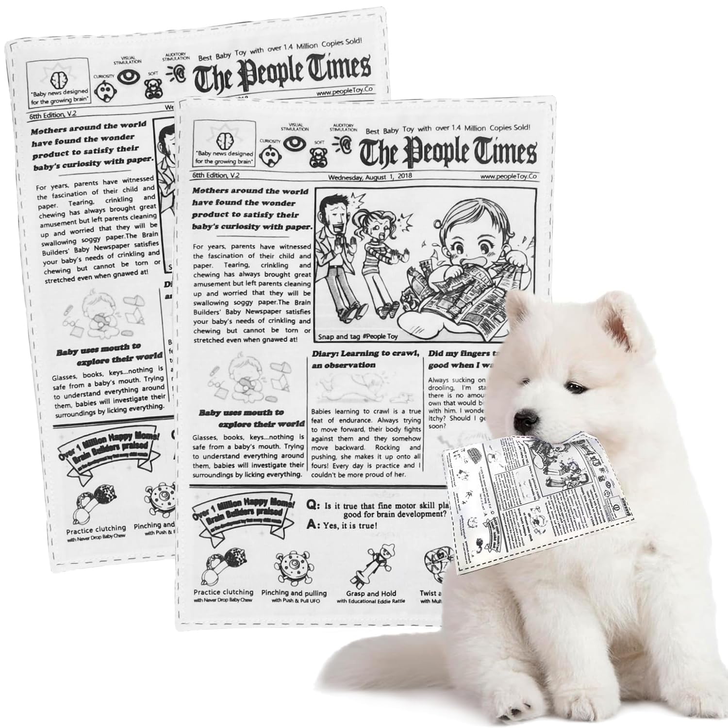 

Собака Собака Набор для жевания Собака Образовательные игрушки-газеты для Газета Снимает стресс Прочный и подходит для Собаки Игрушки, Игрушки, 2, Игрушки, Игрушки, Собаки,