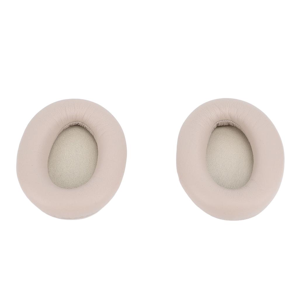 2 Pcs Ear Pads for WH1000XM3 Protein Leather Memory Foam Headset Replacement Ear Cushions Grey