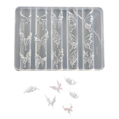 High Elastics Silicone Sculpting Mould With Pattern For Nail Art Crafting And Accessories Creation