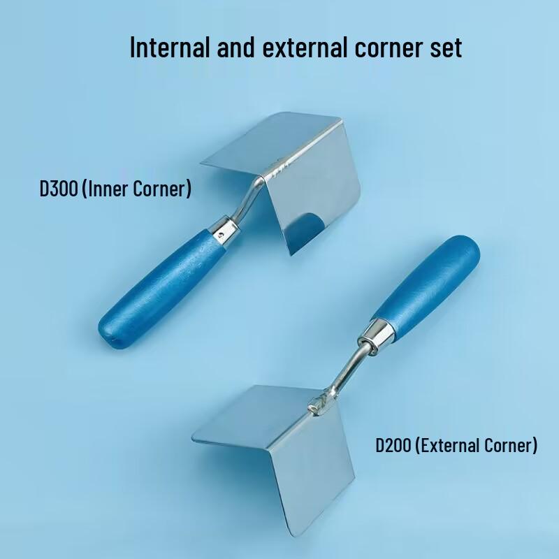 Stainless Steel and Plastic Putty Scraper for Inner and Outer Wall Corners