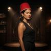 Breathable Felt Fez Cap Round Turkish Tassels Cap Tarboosh Fez Hat  Festival Supplies
