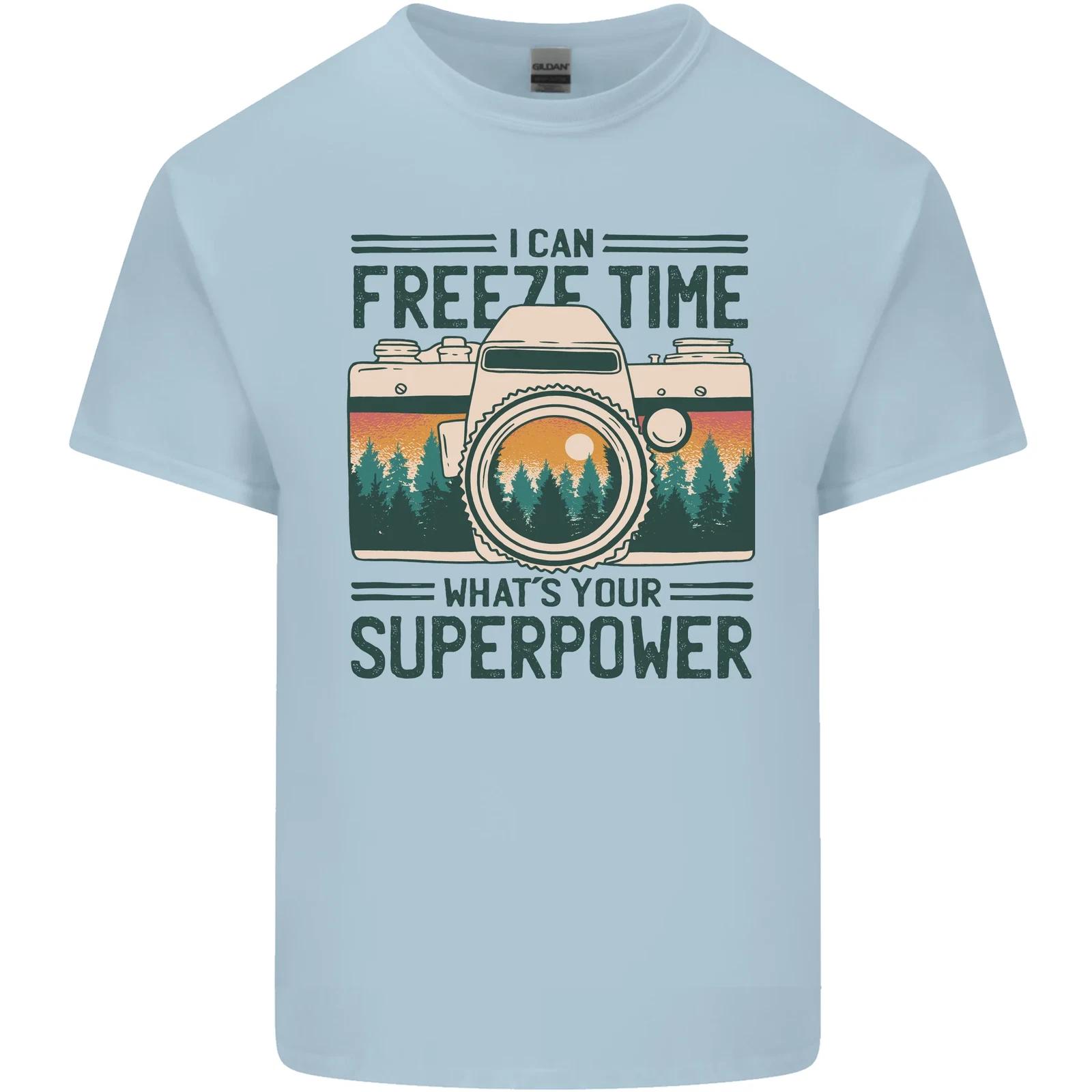 Freeze Time Photography Photographer Kids T-Shirt Childrens M