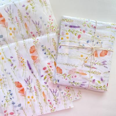 10 Sheets Flower Pattern Blossom Ideal for Gifts Crafts Bouquets Wedding Birthday Party Decorations Artistic Packaging Supplies