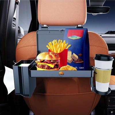 Auto Rücksitz-Organizer mit Tablett und Getränkehalter, Multifunktional für Kopfstütze, Zubehör für Autoinnenraum für Roadtrip