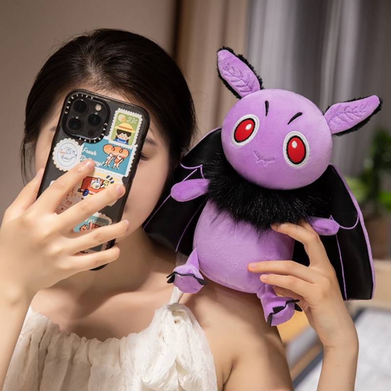 Plush Moth Halloween Toy Cartoon Fill Doll Accompany Appease Pillow Party Gift