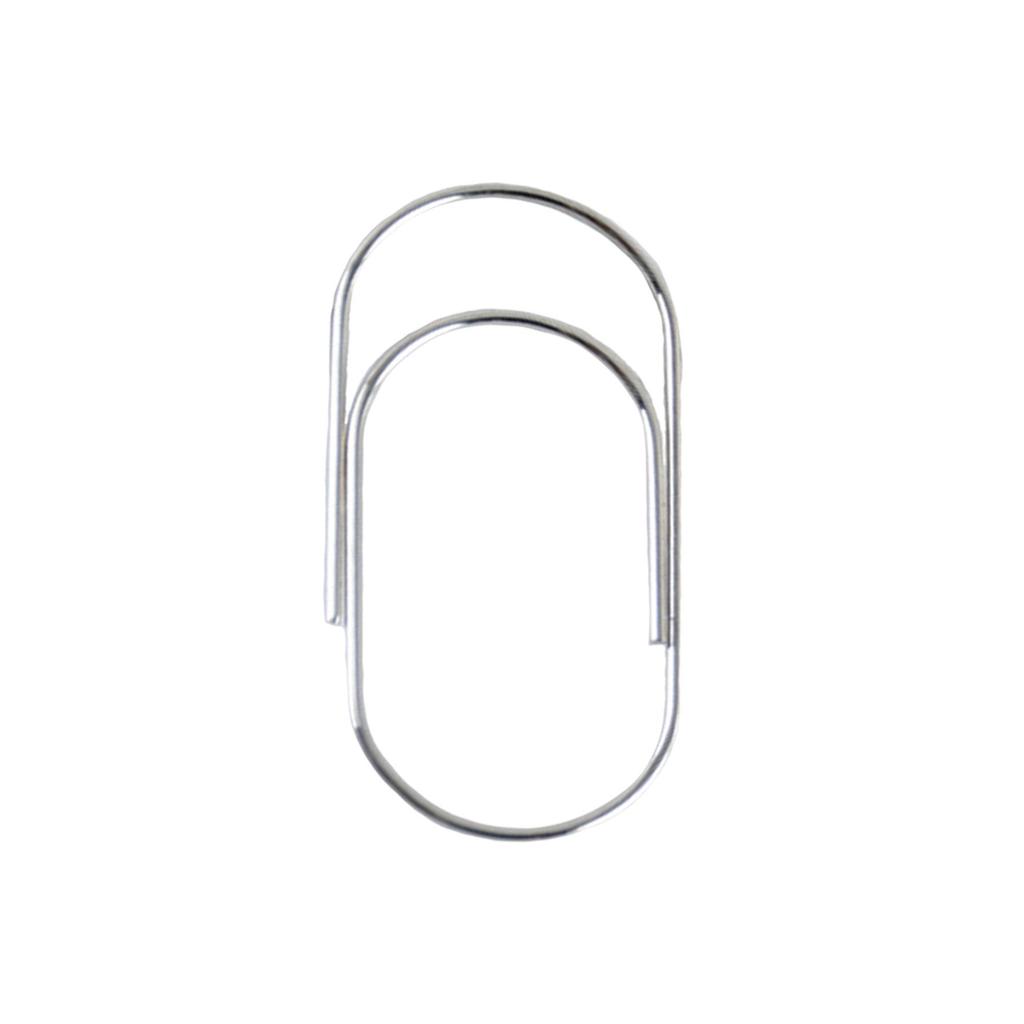 50mm Electroplated Metal Chubby Paperclip - Oversized Creative Curved Design