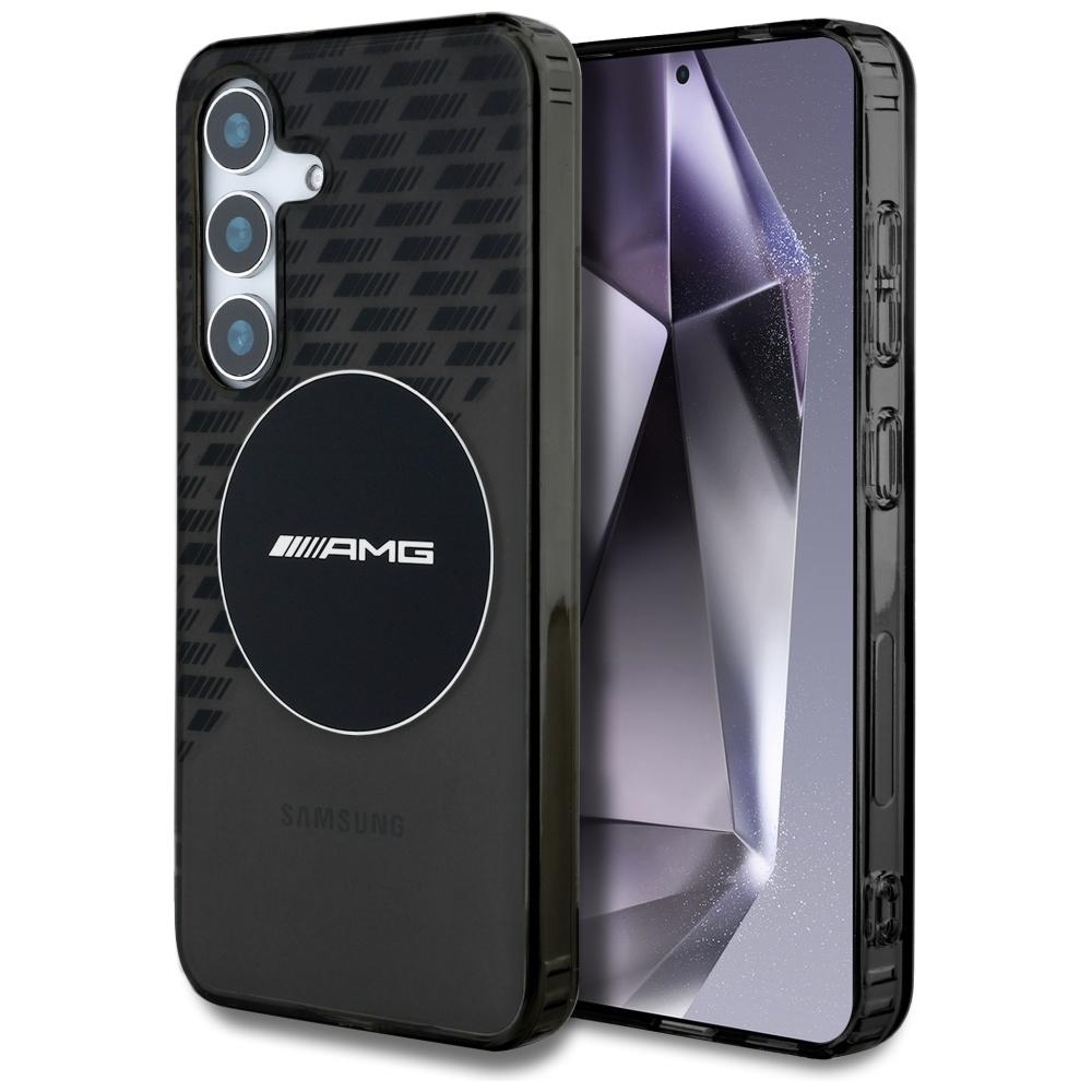Etui do Samsung Galaxy S25 AMG MagSafe Transparentne Czarne