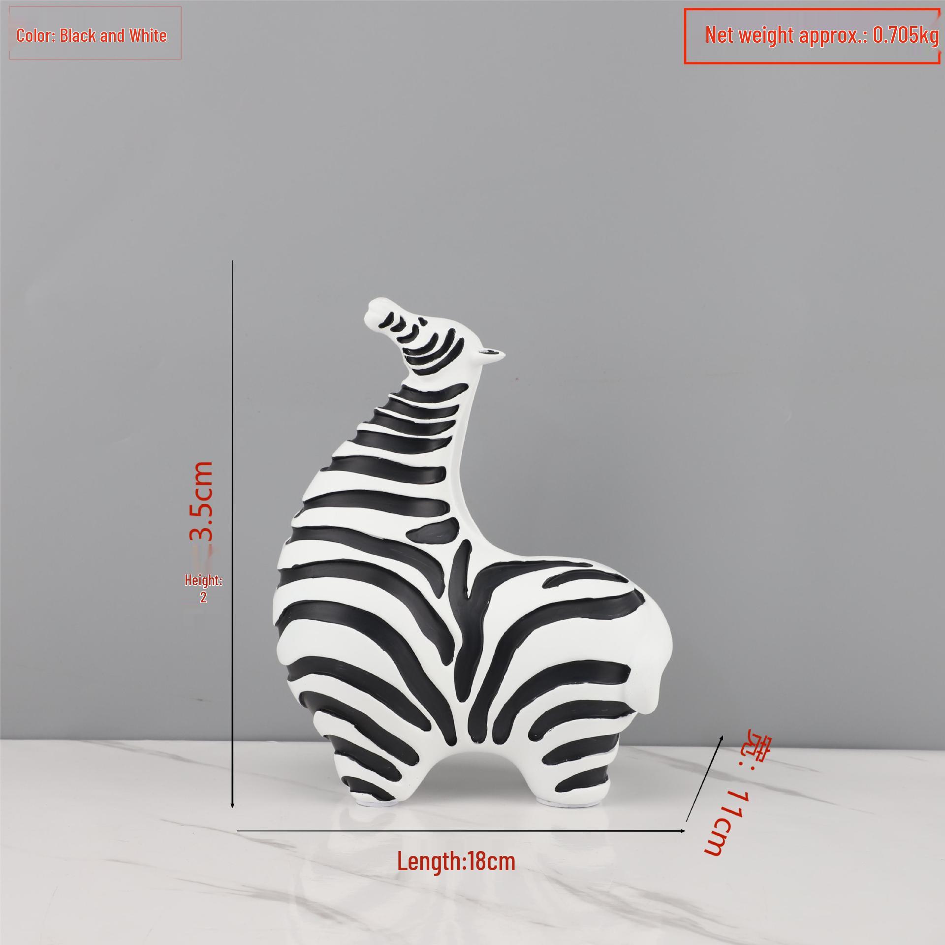 

Европейская роскошная смоляная фигурка зебры для домашнего декора: Идеально для фойе, спальни, гостиной или кабинета.