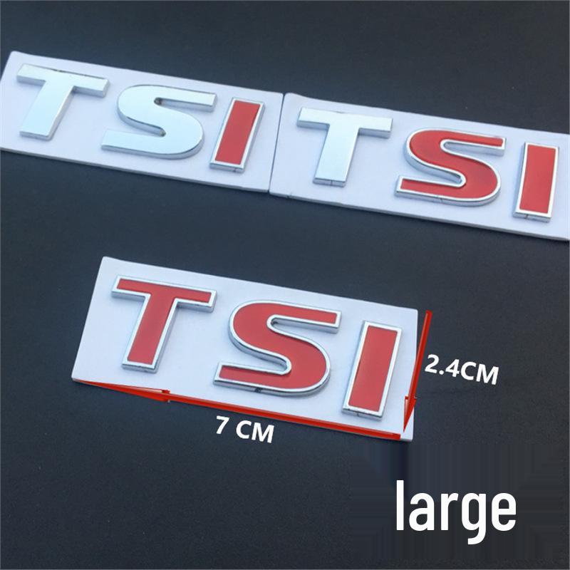 Adesivi Metallici/Emblemi Posteriori per Sagitar, CC, Magotan, New Bora, New Lavida, New Passat e Modelli TSI.
