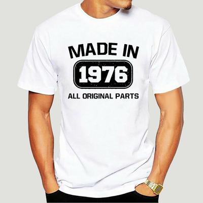 Made In 1976 41st Birthday Gift Dad Uncle Bday Present T-shirt Summer Fashion Printed Tee Shirts