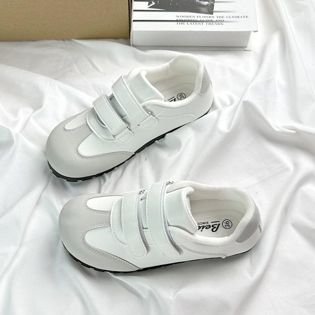 B1 Belle Puff Velcro Board Shoes 22 Autumn Breathable Low Top Casual Candy Color