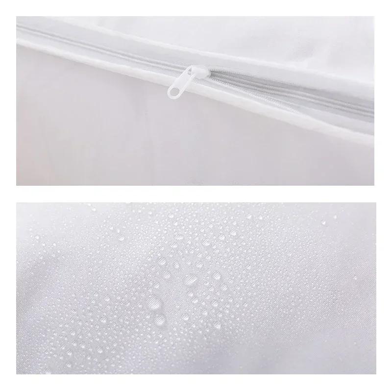 White Waterproof Quilt Clothes Organizer Under Bed Storage Bags Dustproof Closet Organizer Moisture-proof Foldable  Moving Bag