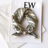 New 100% Real Silk Satin Women Scarf  Flower Printed Foulard Femme Square Head Scarfs Bandana Shawl Gift For Lady Hijab