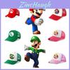 Super Mario Brothers Tecknad Solskydd Andningsbar Hatt För Barn, Perfekt För Alla Säsonger