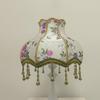 Lampshade with Bead Fringe Boho for Living Room, Cottage Decor
