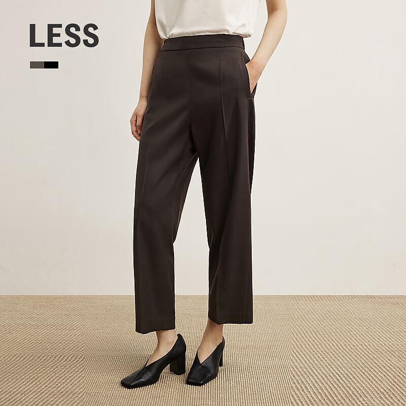 Less 2025 Autumn Casual Straight Cropped Pants
