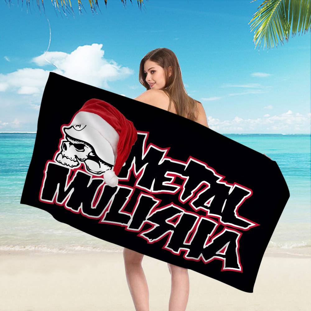M-Metal M-Mulisha Microfiber Printed Beach Towel Mountain Climbing Yoga Beach Swimming Running Absorbent Soft Towel