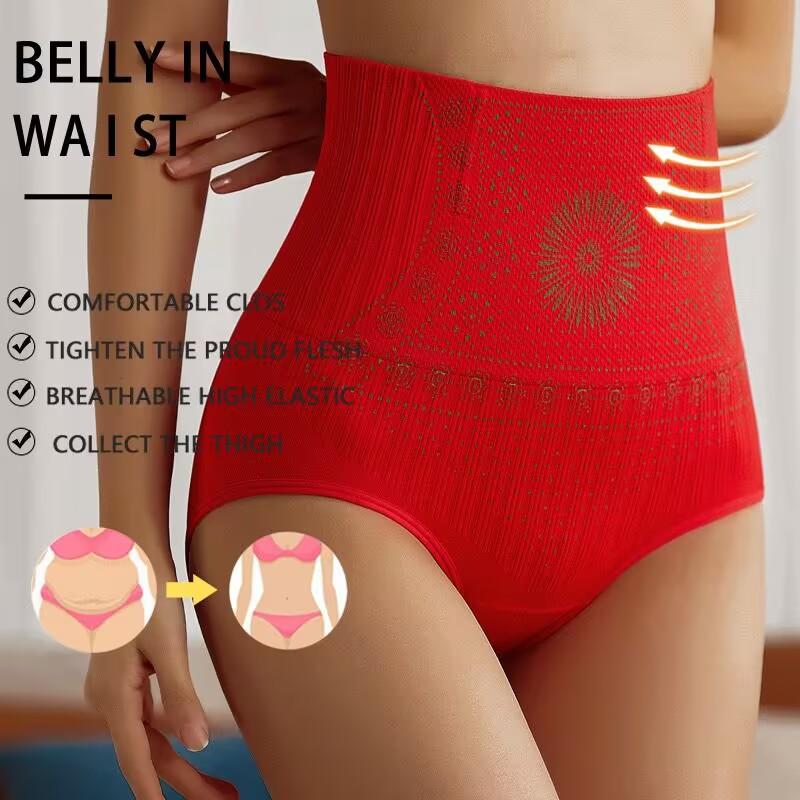 Seamless High Waist Tummy Control Panties Wome's Shaping Pants Comfortable Slimming Briefs Breathable Hip Lift Underwear