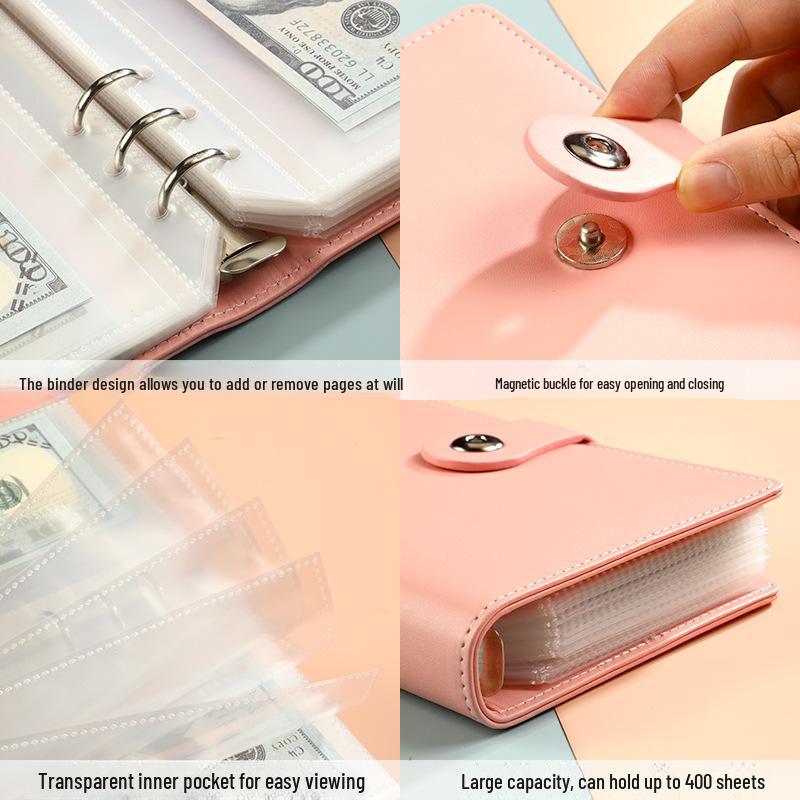 A6 Loose-Leaf Savings & Budget Book: 100-Day Challenge, Banknote Collection & Commemorative Planner