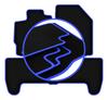 CARLUX-BLUE Car Mats For: Toyota Yaris II Hatchback (2005-2011)