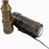 Victorian Nautical Marine 18" messingteleskop - med skinndeksel - Spyglass kopi