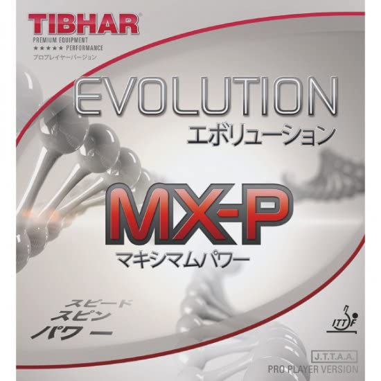 

TIBHAR Evolution Table Tennis Rubber MX-P (2.1mm, Red)
