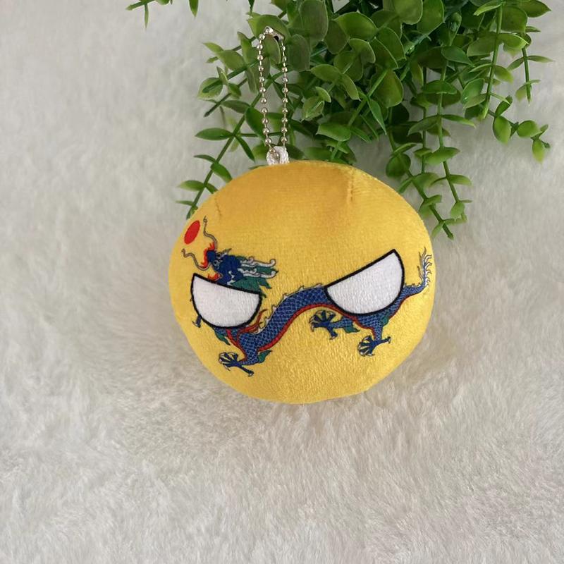 Julegaver Country Ball Plysjdyr 10Cm Polandball Anheng Landsflagg Kuler Countryball Kosedukke
