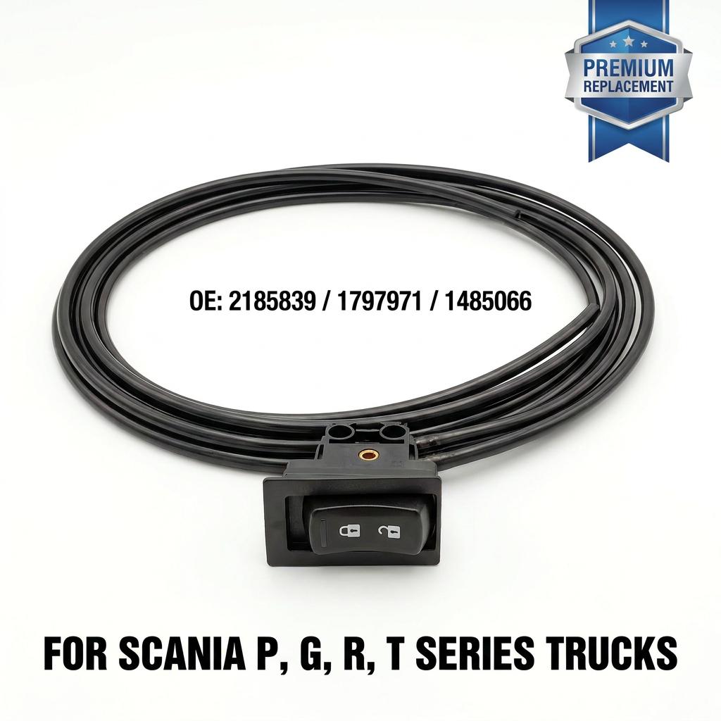 2185839 1797971 1485066 232027 Steering Lock Switch Panel with Hose for Scania Truck 4 P G R T Series Pneumatic Seat Control 2185839