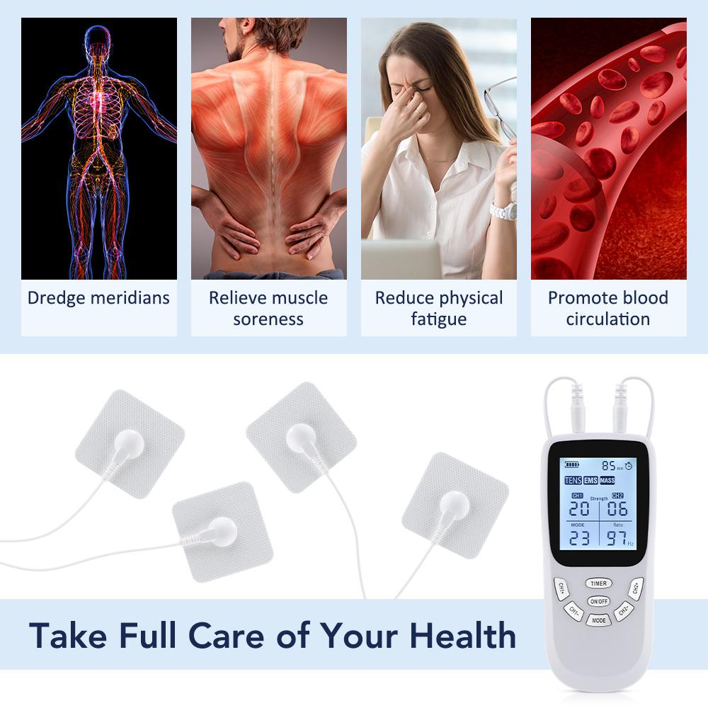 Tens Muscle Stimulator 36-Mode Electric EMS Acupuncture Body Massage Digital Therapy Slimming Machine Electrostimulator