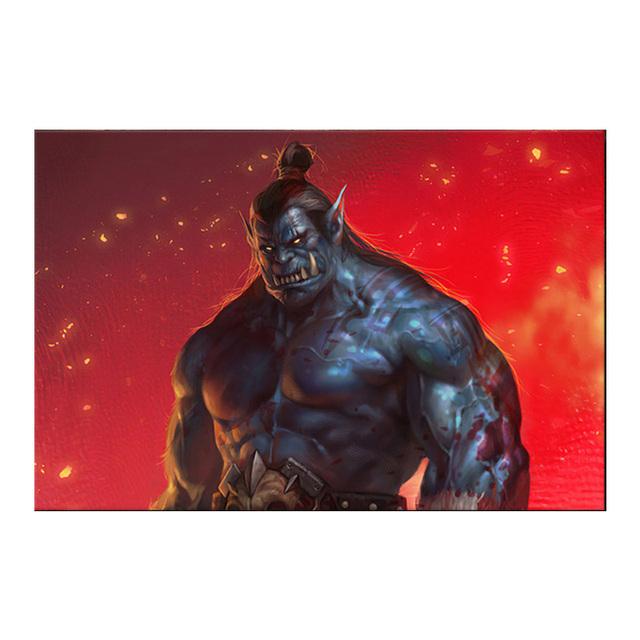 Klasická oblíbená hra World of Warcraft Umělecká díla Plakáty a obrazy Nástěnné malby na plátně Obraz Chlapec Herna Domácí dekorace Bez rámu
