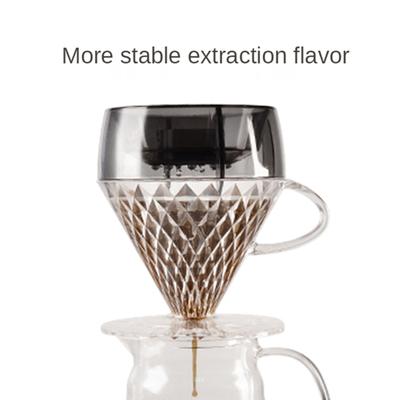 Hand Drip Filter Heat Resistant Durable Easy To Use Lightweight Portable Coffee Maker Pour Over Coffee Dripper for Dining Room