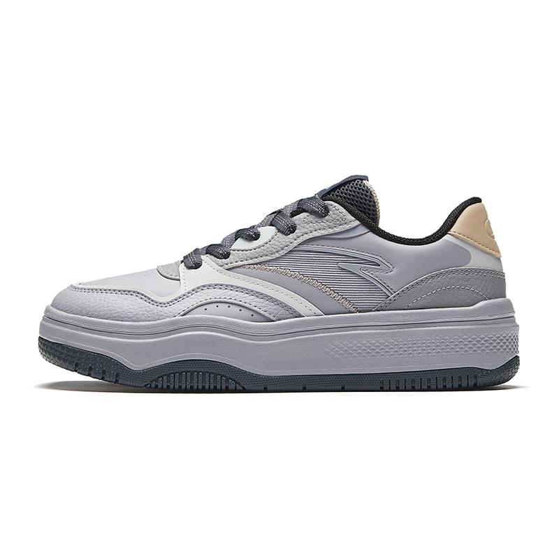 ANTA Wave Men Casual Sports Skate Shoes Light Gray Off White 922448077-4 36