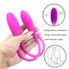Vibrating Egg Double Ended Anal Vibrator Dildo Two Headed Rechargeable Sex Toys For Woman Nipple Clitoris Stimulator Masturbator