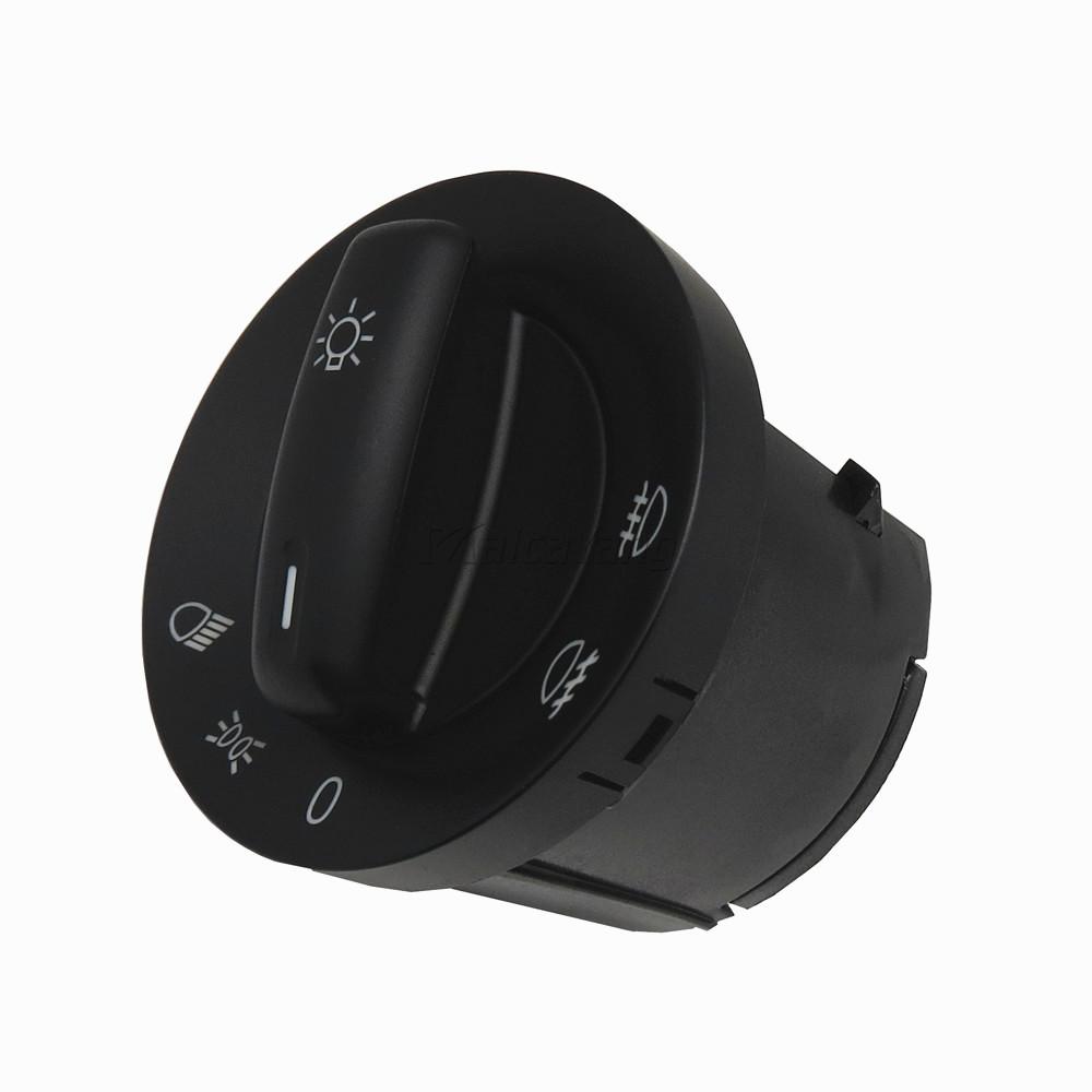 High Quality Headlight Switch Fog Lamp Switch Knob 1K0941431Q For VW Caddy III 2004-2015 Golf 2003-2009 Jetta Passat TouranSwitches Seat 3