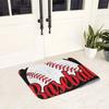 1PC Baseball Pattern Kitchen Rug Non-Slip Door Mats Pop design Bathroom Rug Bath Mat Carpet for Home Sink Laundry Decor
