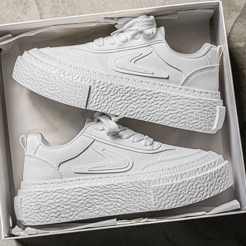 

Мужские 2025 Черные Легкие Грязеотталкивающие Дышащие Повседневные Кроссовки с Низким Верхом и Увеличением Роста 39