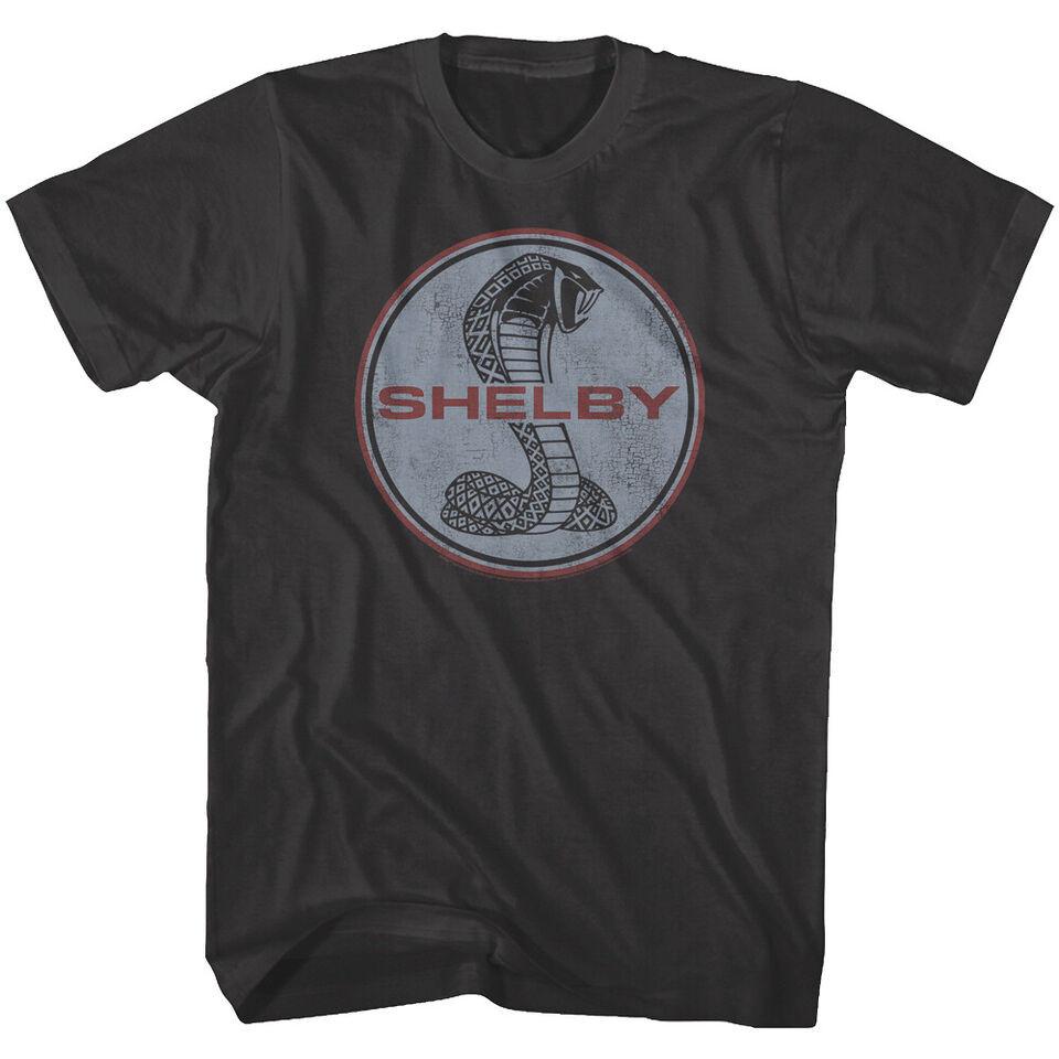 Shelby Cobra Snake Emblem Men039s TShirt Racing Car Logo OFFICIAL Unisex T-Shirt L
