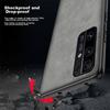 Honor 30 Phone Case, Honor 30 Full Lens Protection, Silicone Soft Edge, Shockproof, Ultra-Thin, Simple And Leather Texture Case, Quiet Black