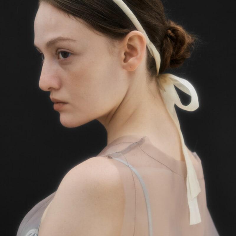 RAWFINED Transparent Tie Headband